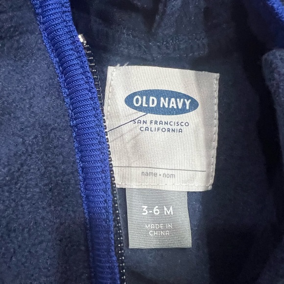 Fleece baby boy’s sweater size 3-6months - Picture 3 of 4